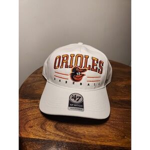 '47 Brand Baltimore Orioles Roscoe Hitch Adjustable Snapback Hat New With Tags